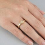 Gouden tros ring geel goud