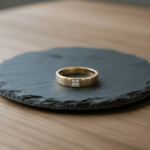 Christian fantasie ring met 0.05ct.