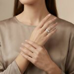 Christian wit gouden matte ring