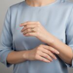 Christian bicolor gouden ring met 0.10ct.