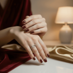 Wit gouden ring met solitaire 0.08ct.