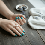 Geel gouden ring met 0.21ct diamant