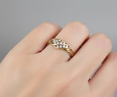 Gouden ring Diamonde