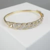 Christian bicolor gouden zirkonia slavenarmband