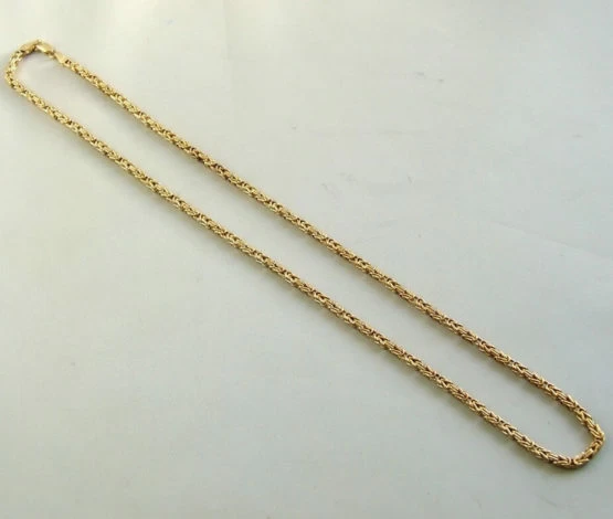 Geel gouden koningsketting