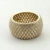 14 karaat geel gouden ring met zirkonia