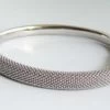 14 karaat wit gouden slavenarmband