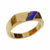 Gouden ring met lapis lazuli