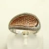 Bicolor gouden ring met diamant
