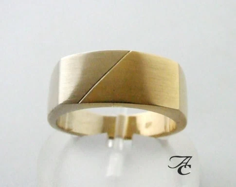 Gouden bicolor ring