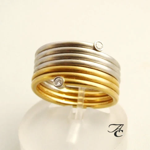 Bicolor Atelier Christian diamanten ring