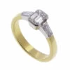 18 karaat bicolor ring met diamant