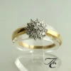 Bicolor ring met briljanten 0.20 ct.