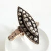 Occasion gouden ring met roosdiamant