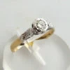 18 karaat bicolor ring met briljant
