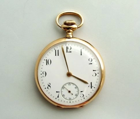 Gouden zakhorloge