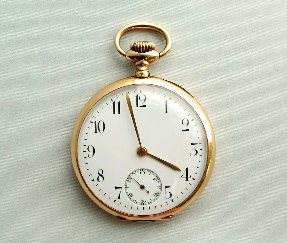 Gouden zakhorloge