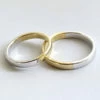 Bicolor Christian trouwringen met diamant