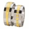 Diamond coated trouwringen met diamanten