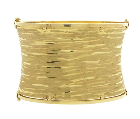 Geel gouden slavenarmband Christian