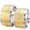 Christian trouwringen met diamanten