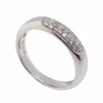 Wit gouden Christian diamanten ring