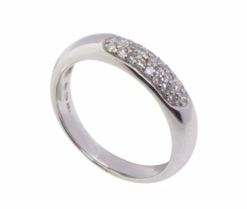 Wit gouden Christian diamanten ring
