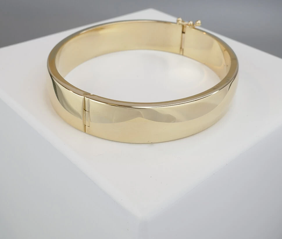Christian 14 karaat geel gouden slavenarmband
