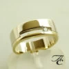 Atelier Christian gouden ring met briljant