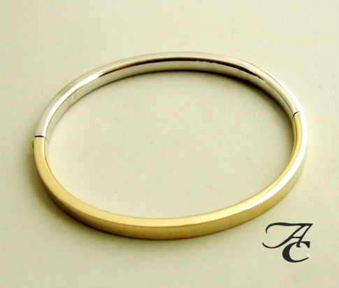 Atelier Christian gouden bicolor slavenarmband