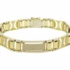 Christian gouden bicolor schakelarmband
