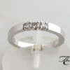Wit gouden briljanten alliance ring