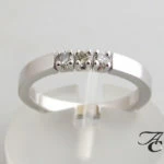 Wit gouden briljanten alliance ring
