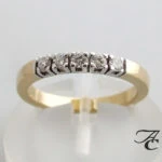 Gouden alliance ring met briljant