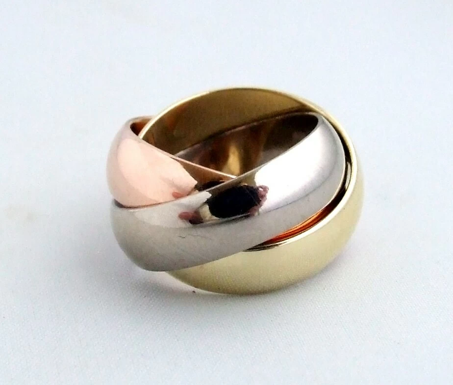 Christian tricolor ring
