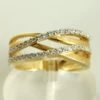Christian gouden ring met diamanten