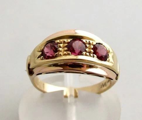Gouden ring met toermalijn
