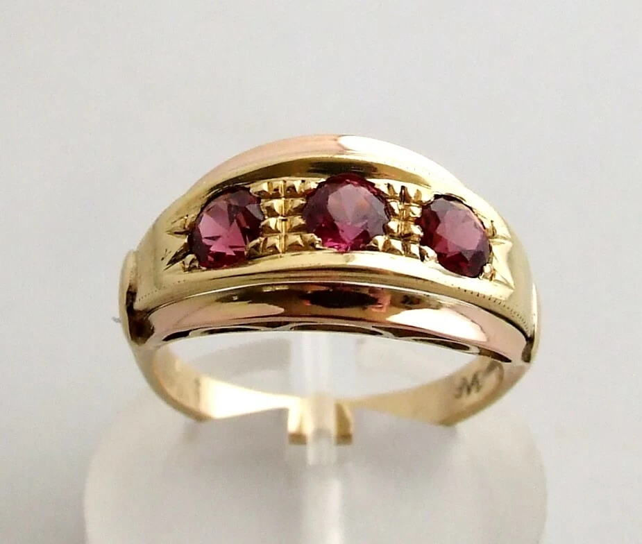 Gouden ring met toermalijn
