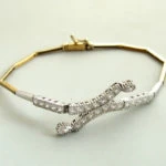 Gouden zirkonia armband