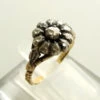 Geel gouden ring met roosdiamant