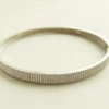 Christian wit gouden slavenarmband met zirkonia
