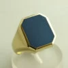 Gouden ring met lagensteen