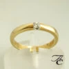 Atelier Christian gouden ring met diamant