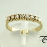 Gouden Atelier Christian ring met diamanten