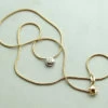Gouden collier met hanger