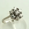 Gouden rozet ring met diamant