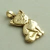 Gouden hanger - kat