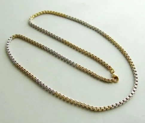 Christian 14 karaat bicolor collier