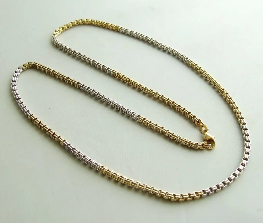 Christian 14 karaat bicolor collier