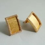 22 karaat gouden oorbellen met zirkonia